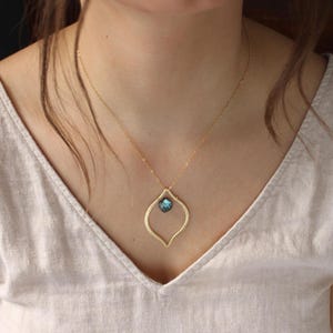 Boho Labradorite pendant necklace,gold layering necklaces for women, natural gemstone necklace, gift for her, birthday gift for wife