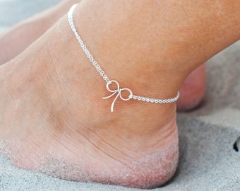 ZHUOTOP Women Bohemian Chain Link Ribbon Lacing Bowknot Anklet Ankle Jewelry Sweet Cute Red ZHUOTOP Women Bohemian Chain Link Ribbon Lacing Bowknot Anklet Ankle Jewelry Sweet Cute Red