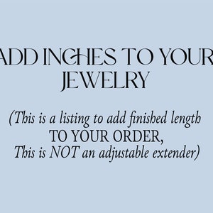 Chain length/size upgrade, Add extra chain length to your order, for Otis B Buyers ONLY