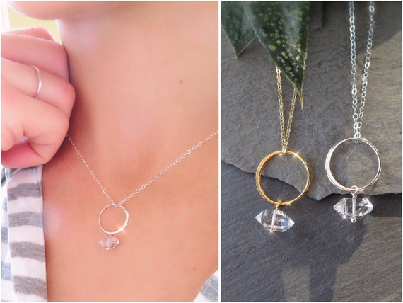 Open Circle Necklace Karma Necklace 