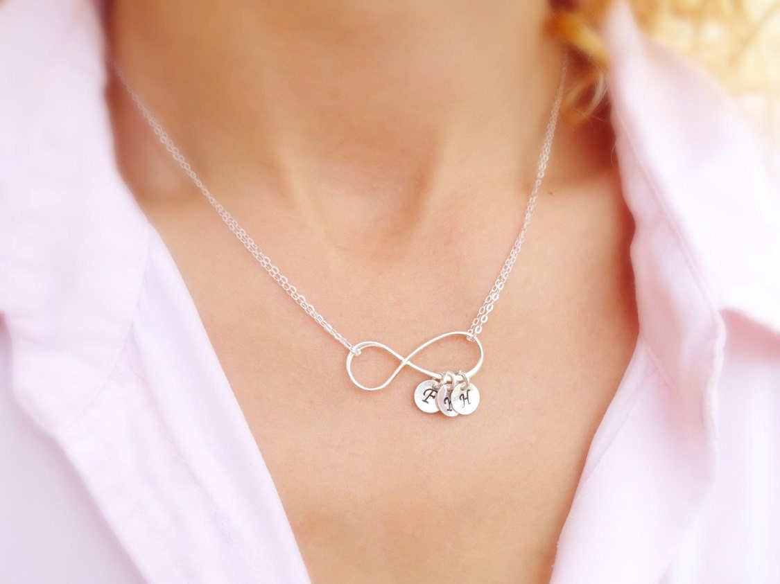 Personalized Infinity necklace mothers day gift mothers | Etsy