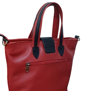 Ledertasche, handgefertigte Ledertasche, Damenhandtasche aus Leder, elegante Ledertasche, Handtasche hergestellt in Marokko