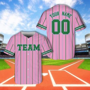 Camiseta de béisbol personalizada con nombre y número de hermandad, camiseta personalizada con letras griegas y colores para el día de la oferta, camiseta de béisbol Big Little, regalo para hermandades
