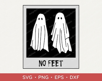No Feet Ghost Svg, Funny Halloween Svg, Sheet Ghost Svg, Halloween png, Digital Download