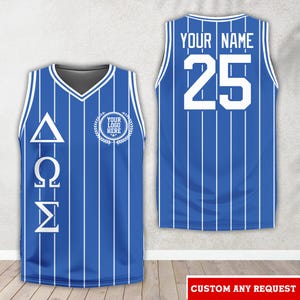Personalisierter Name griechischer Buchstabe Sorority Basketball Jersey, benutzerdefinierte Farbe Sorority Sisters Basketball-Shirt, großes kleines Shirt für Bid Day