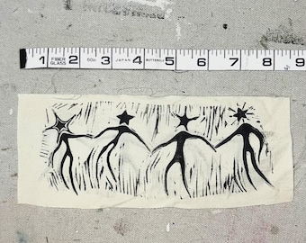 Handprinted "Starchild" Patch (8x4")