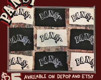 PANSY • 5" by 3" MCR patch