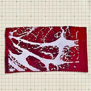 Screenprinted meat patch