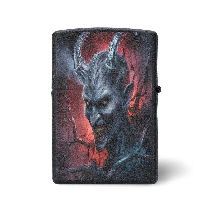 Satan-themed Lighter Case, Gothic Design for Safe Storage, Perfect Gift ...