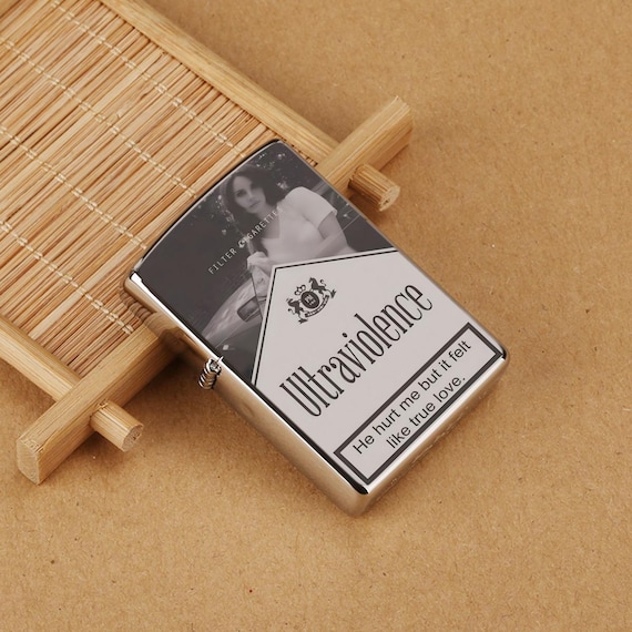 Lana Del Rey Ultraviolence Lighter Case, Sad Girl Aesthetic Cigarette Pack Design, Vintage Retro Indie Gift