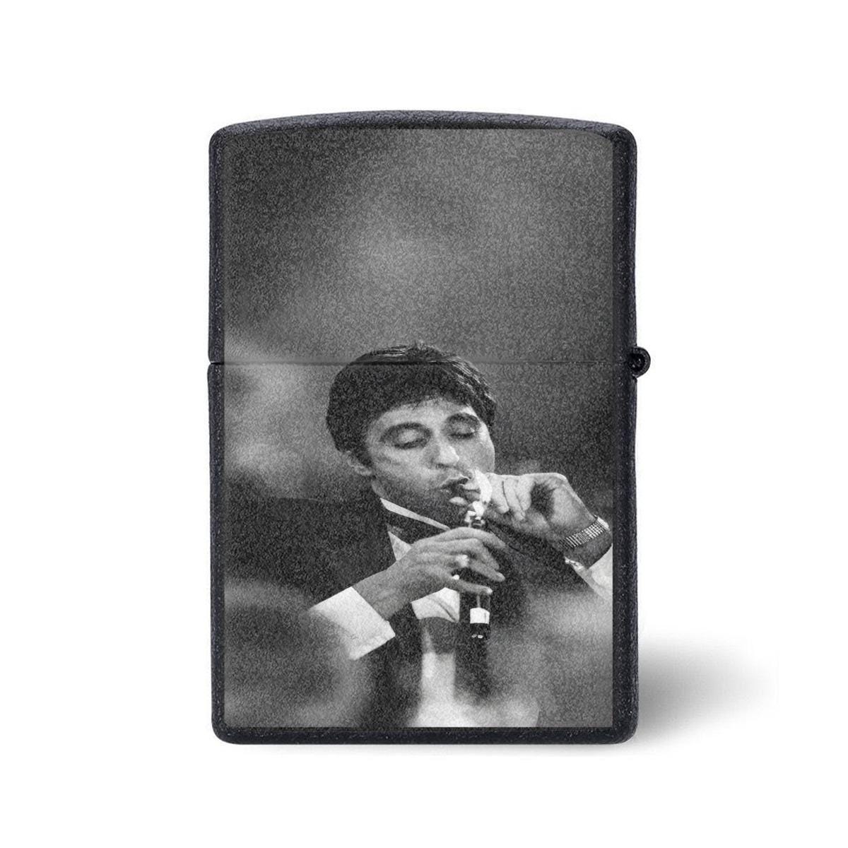 Lighter Case Tony Montana Design, Vintage Scarface Style Lighter Holder, Perfect Gift for Smokers