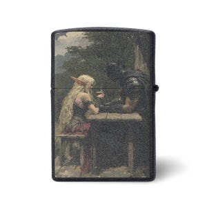 Lighter case - dark romanticism style, sleek protective cover for lighters, perfect gothic gift for him or her