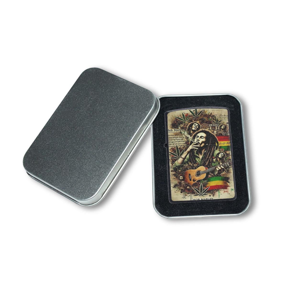Lighter Case - Bob Marley Design, Colorful and Funky Holder for