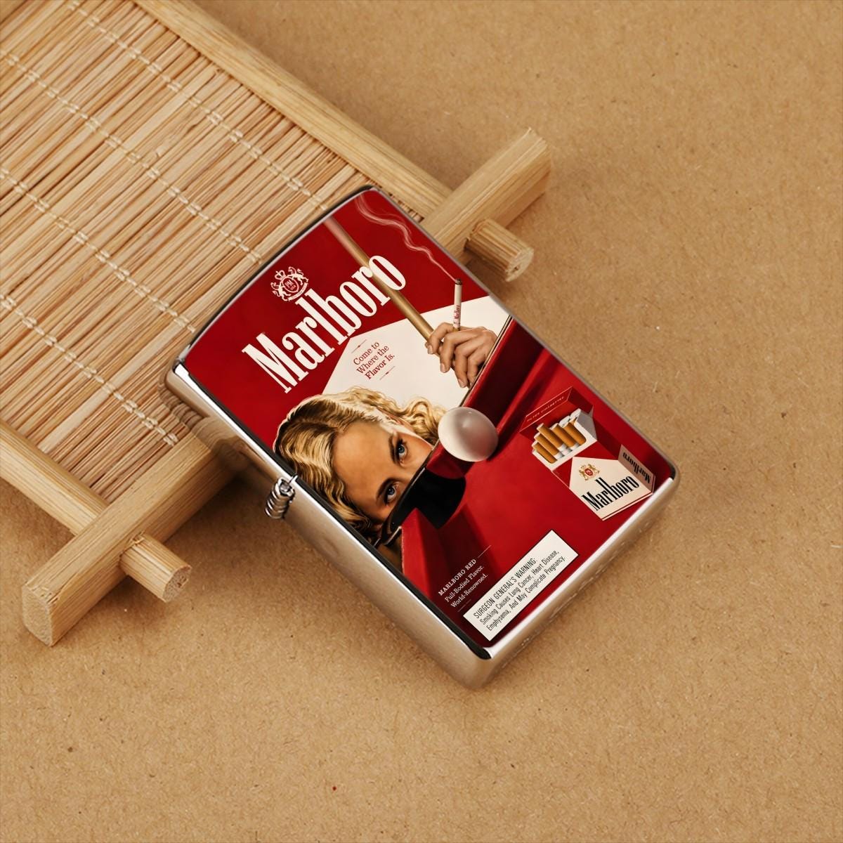 Marlboro コレクターズアイテム 専用ケース付き Marlboro lighter case - Etsy 日本