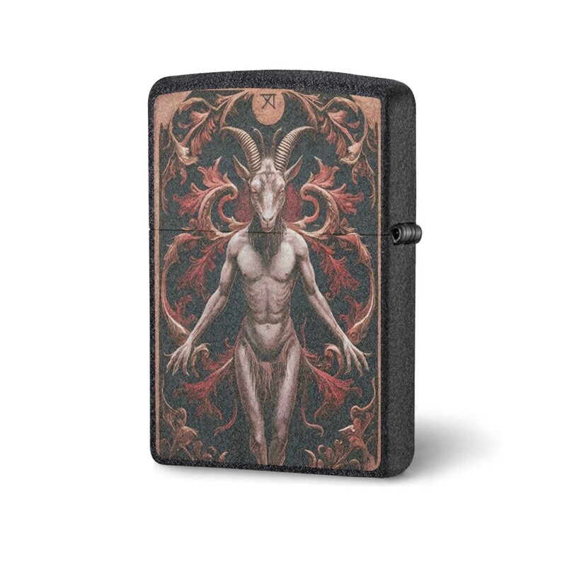 Devil Tarot Card Zippo Lighter Case – Satanic Occult Art - Etsy