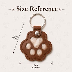 Custom Pet Fur Memorial Keychain,Personalized Leather Pet Hair Photo Fur Holder,Pet Picture Fur Keychain,Dog Cat Hair Keepsake Jewelry image 5
