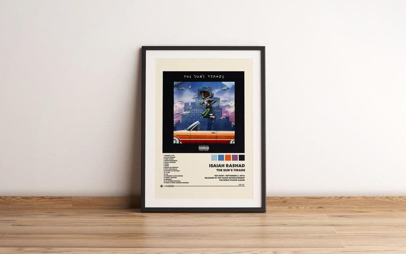 Isaiah Rashad Posters / the Sun's Tirade Poster, Tracklist Album Cover ...
