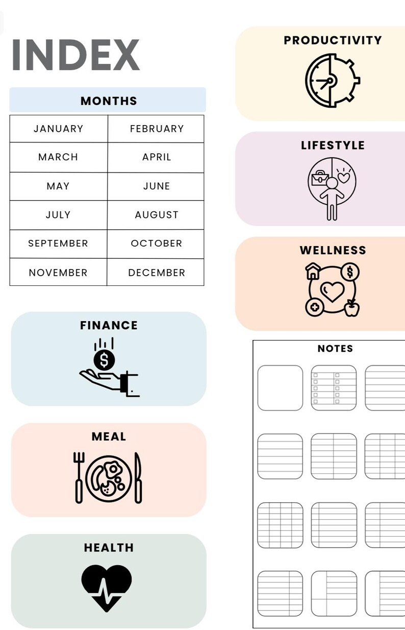 1. ADHD Home Management Planner Organizer, Daily Schedule Tracker, Time