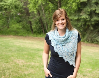 Crochet Shawl Pattern - Crafty Bitch Shawl