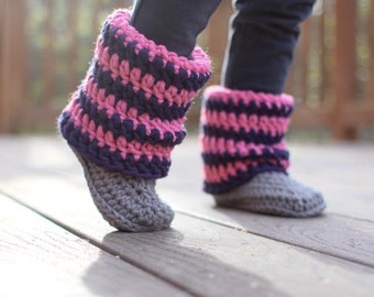 Crochet Pattern - Audrey Boots