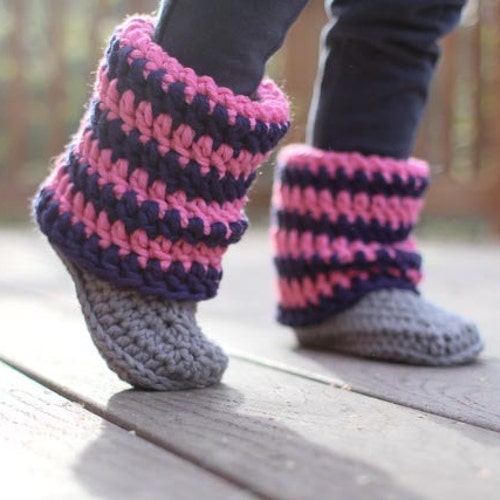 Crochet Pattern Audrey Boots - Etsy