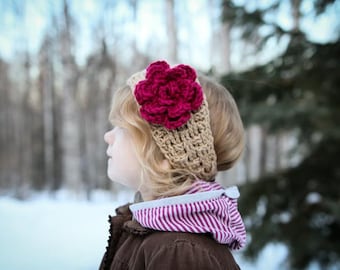 Crochet Pattern - Elisabeth Headwrap (Baby to Adult Sizes)