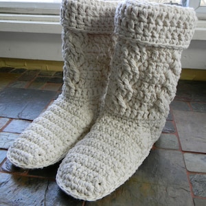 Crochet Boots Pattern - Mamachee Boots (Adult Women Sizes)