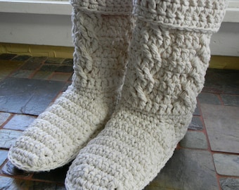 Crochet Boots Pattern - Mamachee Boots (Adult Women Sizes)