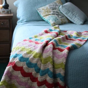 Crochet Blanket Pattern Happy Throw image 1