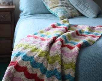 Crochet Blanket Pattern - Happy Throw