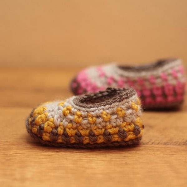 Crochet Pattern - Galilee Booties (Newborn to 24 mo)
