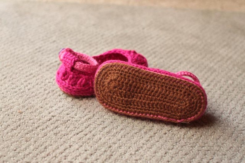 Crochet Pattern Molly Summer Slippers Child and Adult Sizes image 3