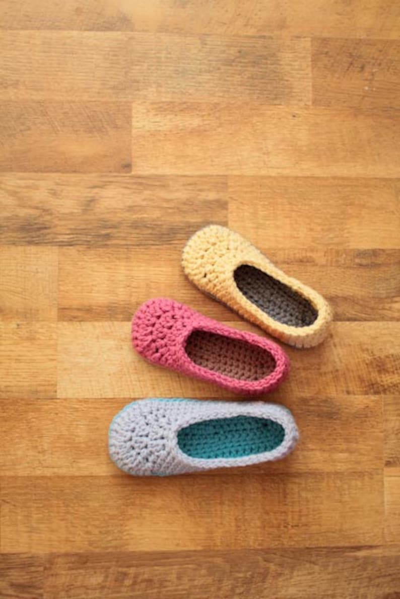 Crochet Pattern Oma House Slippers Adult Woman Sizes image 2