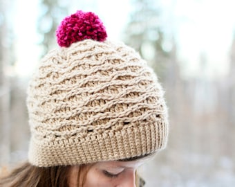 Crochet Hat Pattern - Tessa Hat (Baby-Adult Sizes)