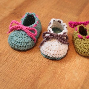 Crochet Pattern Bodie Baby Booties Newborn to 18 mo. image 2