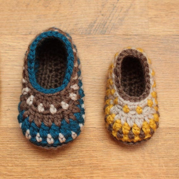 Crochet Pattern - Galilee Booties (Newborn to 24 mo)