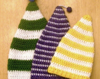 Instant Download - Crochet Pattern - Stocking Cap Pattern (Newborn to Toddler)