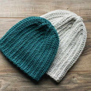 Crochet Hat Pattern No Knits Beanie all sizes image 6