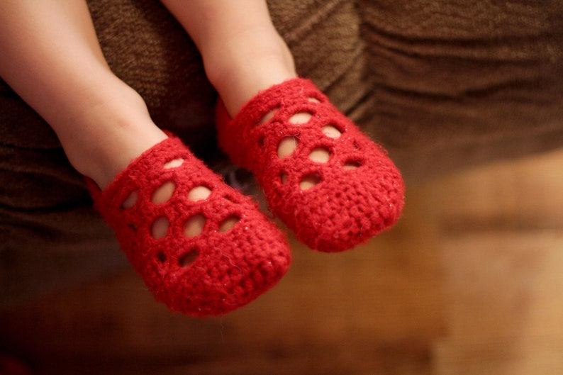 Instant Download Crochet Pattern Lola Slippers Sizes Youth 11 Woman 12 image 2