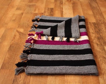 Knit Look Crochet Pattern - JM Crocheted Throw