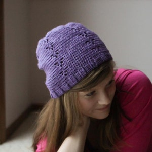 Crochet Hat Pattern Dragonfly Slouch Hat Baby-Adult image 5