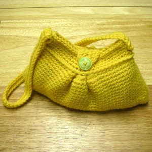 Instant Download Crochet Pattern Easy Pleated Bag image 1