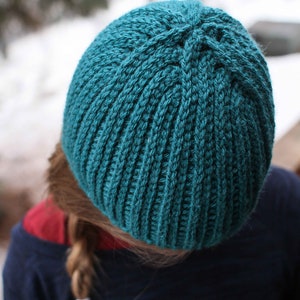 Crochet Hat Pattern No Knits Beanie all sizes image 3