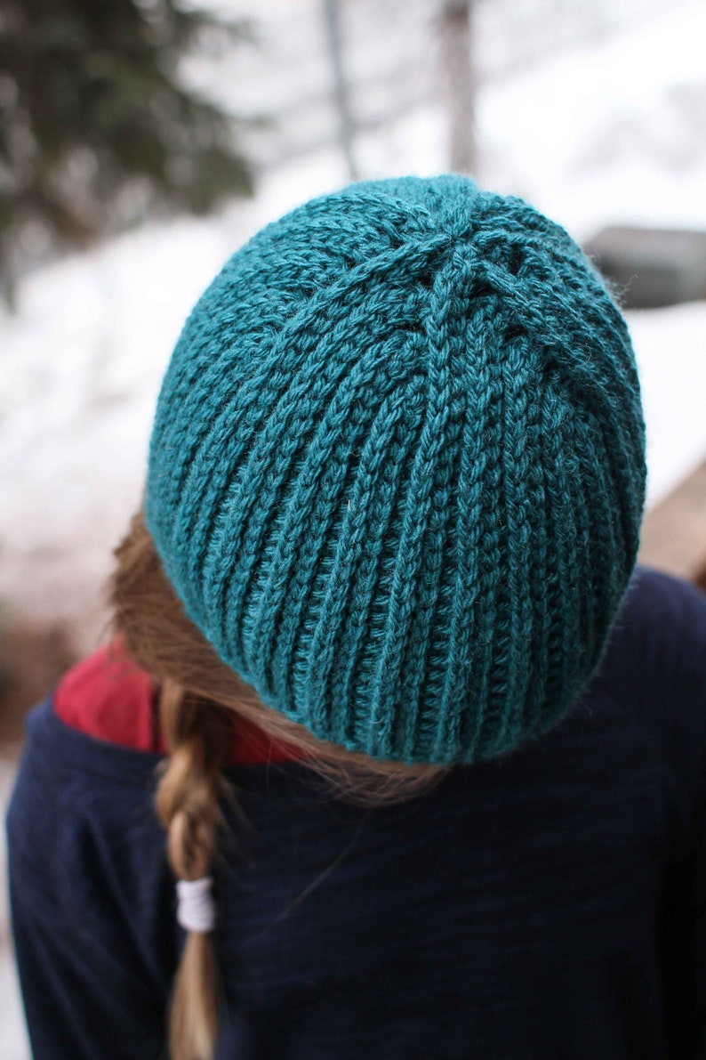 Crochet Hat Pattern No Knits Beanie all sizes image 3