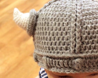 Crochet Pattern - Lael Viking Hat - All Sizes