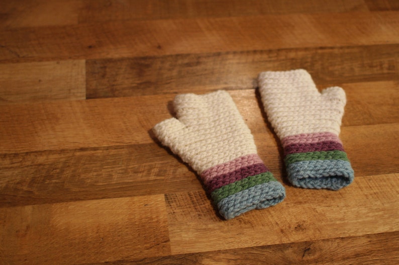 Crochet Pattern Timber Mitts image 5