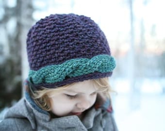 Crochet Hat Pattern - Kathy's Crochet Cable Hat