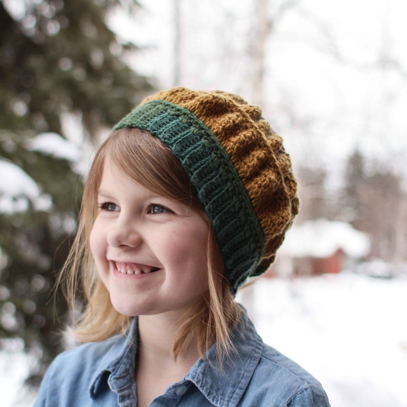 Crochet Hat Pattern Chanterelle Beanie image 3