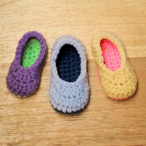 Crochet Pattern - Little Oma Slippers