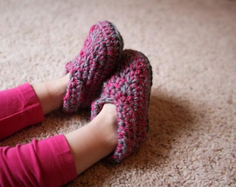 Téléchargement instantané - Patron au crochet - Chaussons pour tout-petits